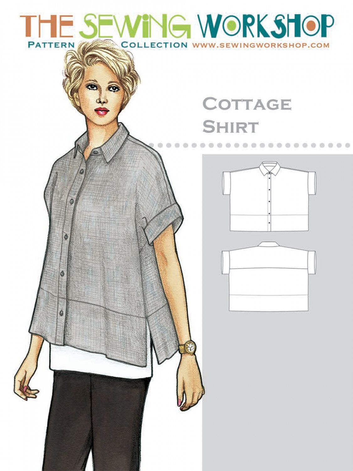 Cottage Shirt Pattern , quilting and craft projects
