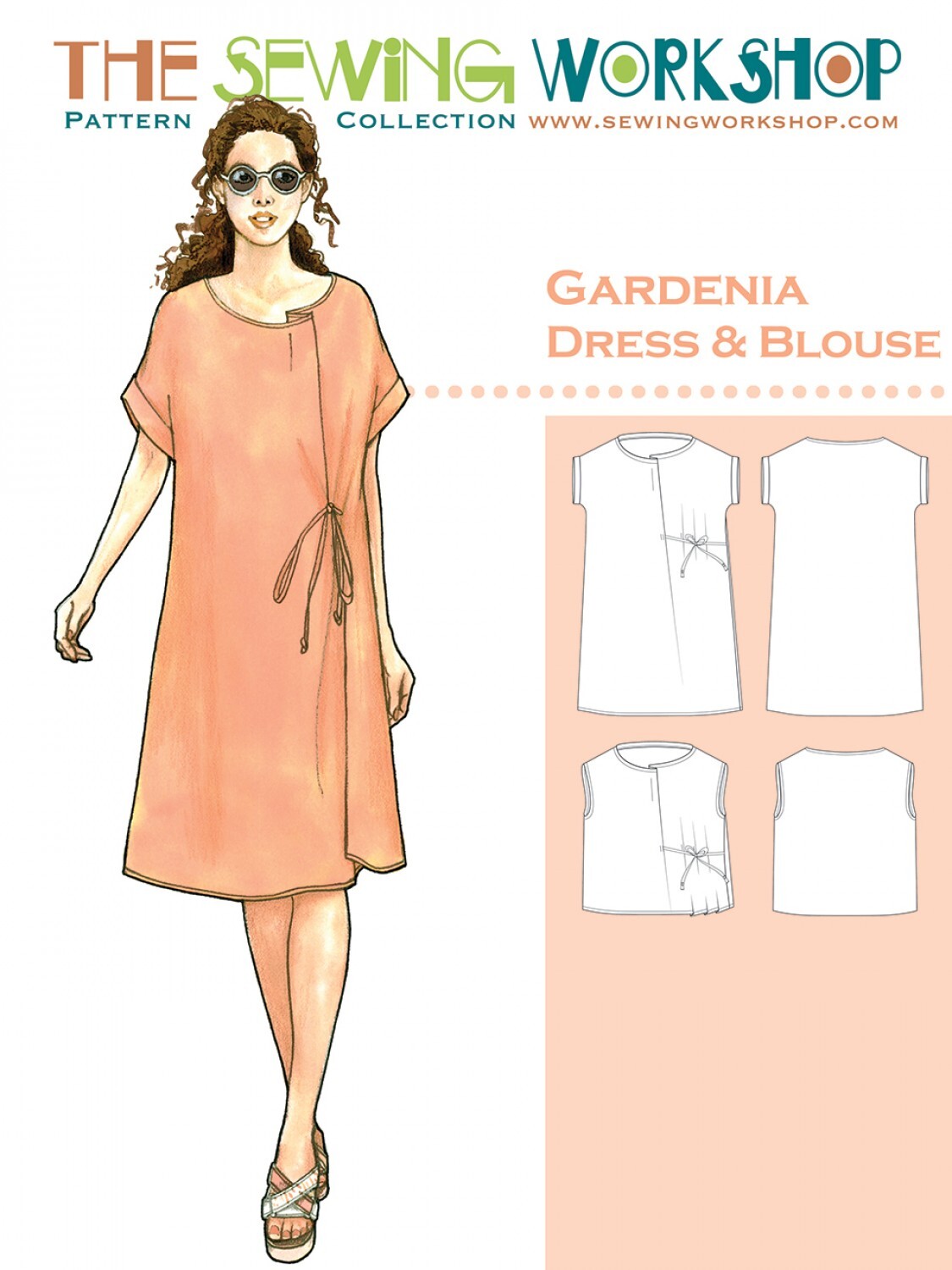 Gardenia Dress & Blouse Pattern , quilting and craft projects
