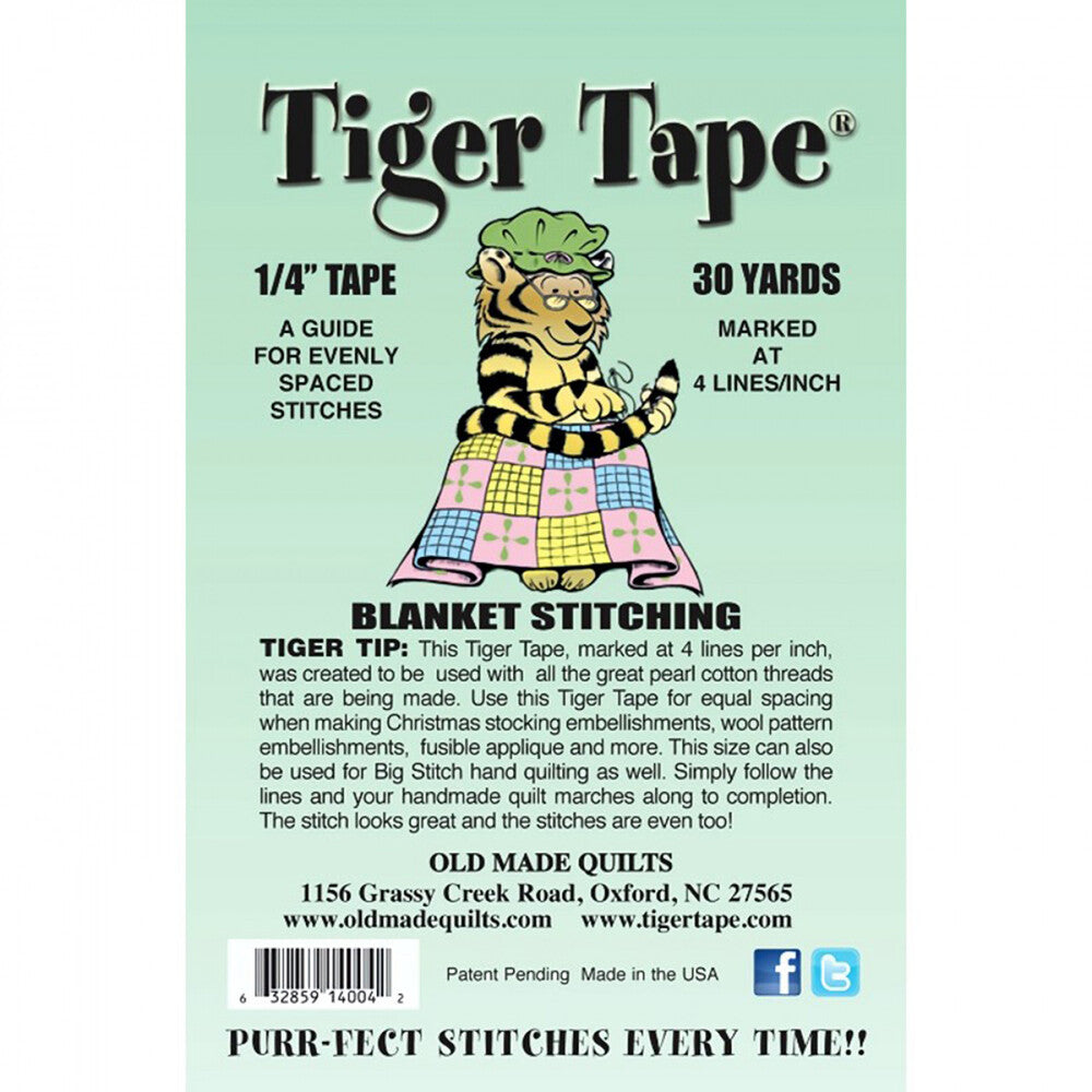 Tiger Tape Blanket Stitching sewing and quilting product