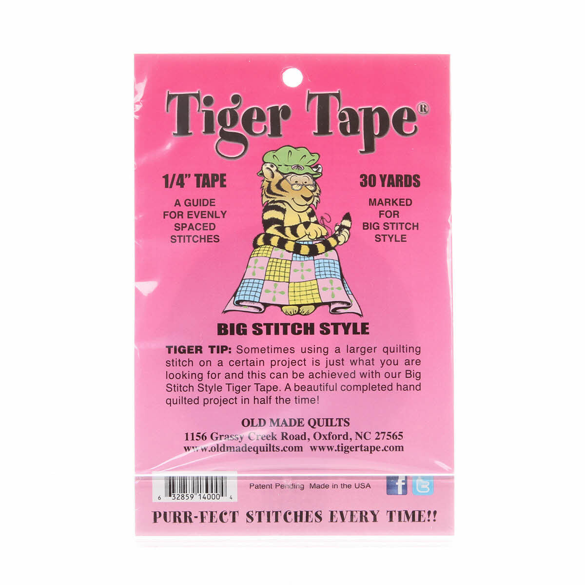 Tiger Tape Big Stitch Style sewing and quilting product