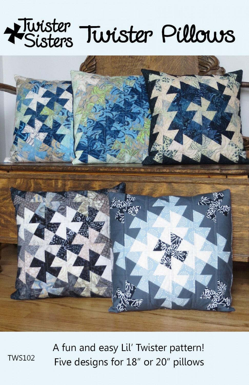 Twister Pillows Pattern , quilting and craft projects
