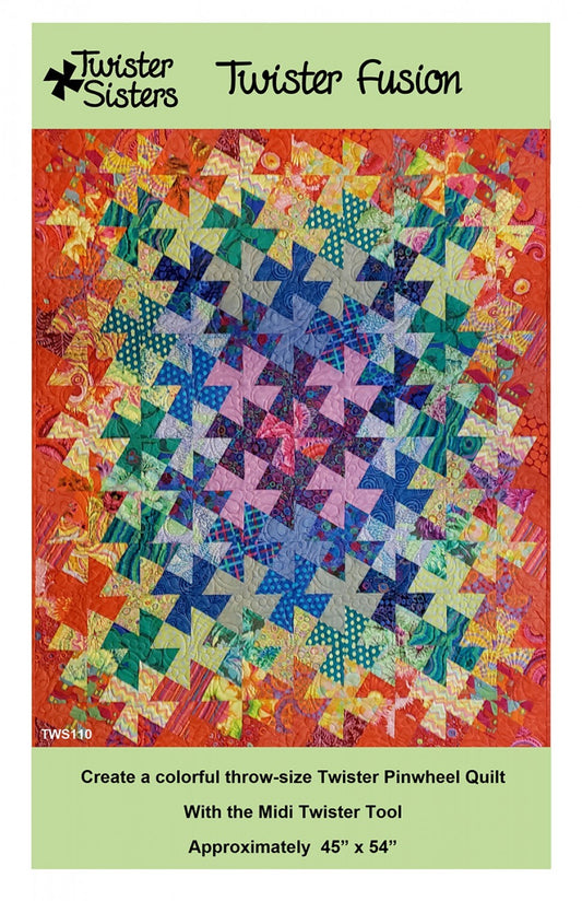 Twister Fusion Quilt Pattern , quilting and craft projects