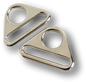 Everything Fabric Triangle Rings - 20 mm for patchwork, quilting and sewing