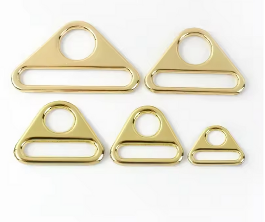 Everything Fabric Triangle Rings - 20 mm for patchwork, quilting and sewing