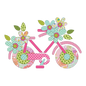13 1/2in x 9in Petal Power Spring Small Applique