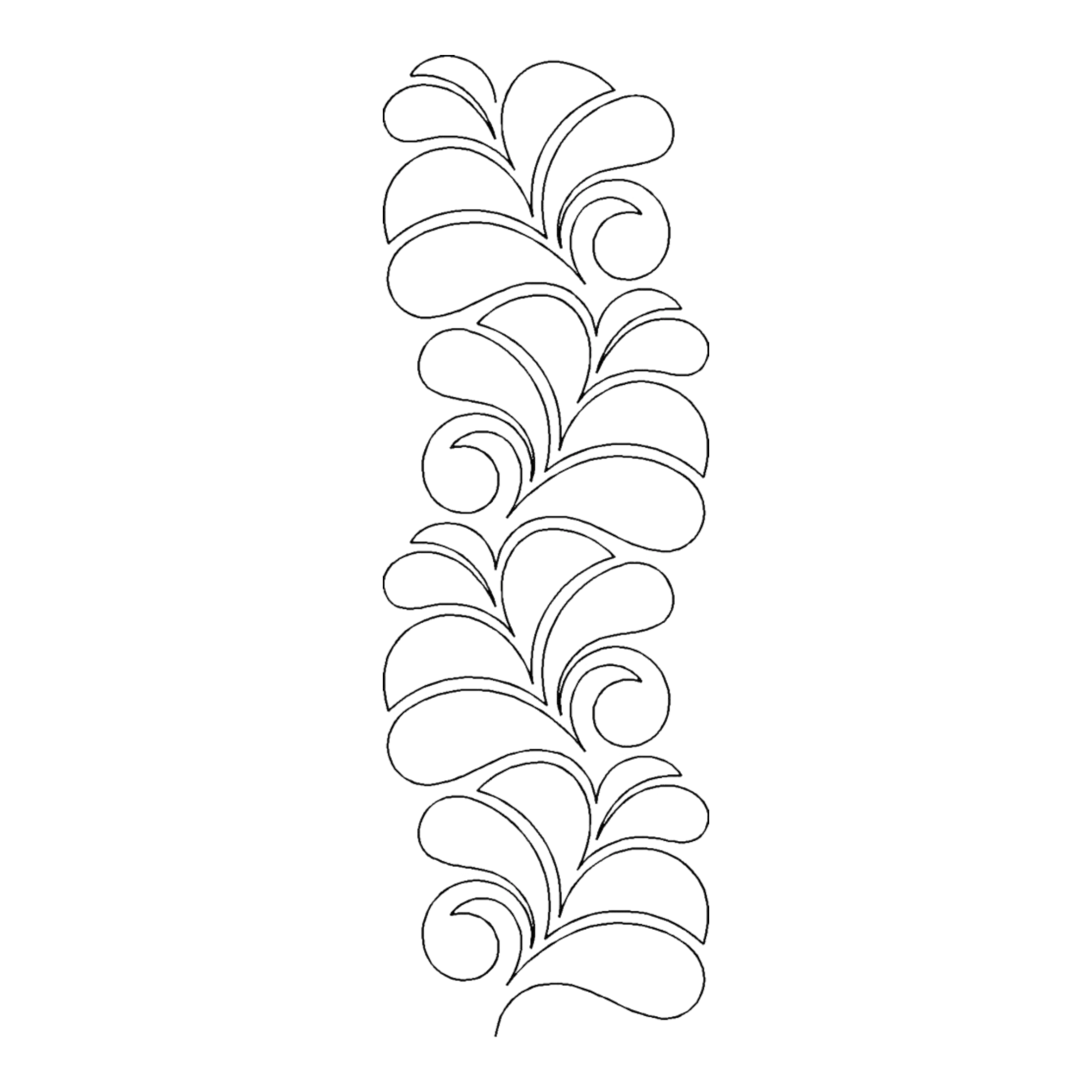 Fable Border 127 mm Stencil for precise cutting, marking and patchwork