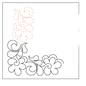 Sunkissed Petite Corner Tear Away Pantograph sewing and quilting product
