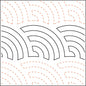 Continuous Baptist Fans Tear Away sewing and quilting product