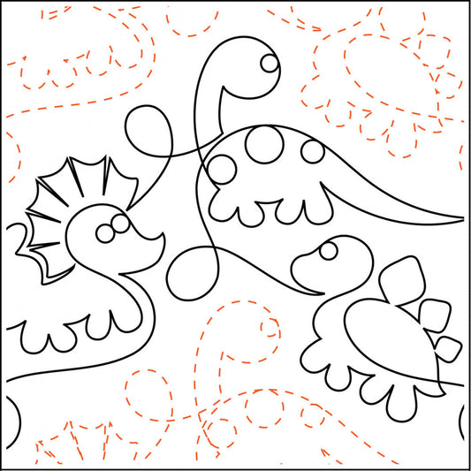 Jurassic Babies Tear Away sewing and quilting product