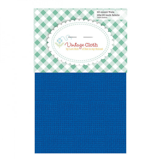 Lori Holt | Vintage Aida Cloth | 10 ct | American Blue sewing and quilting product