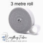 Hook & Loop - Double Sided Red - 20 mm wide for closures, bag making and sewing projects