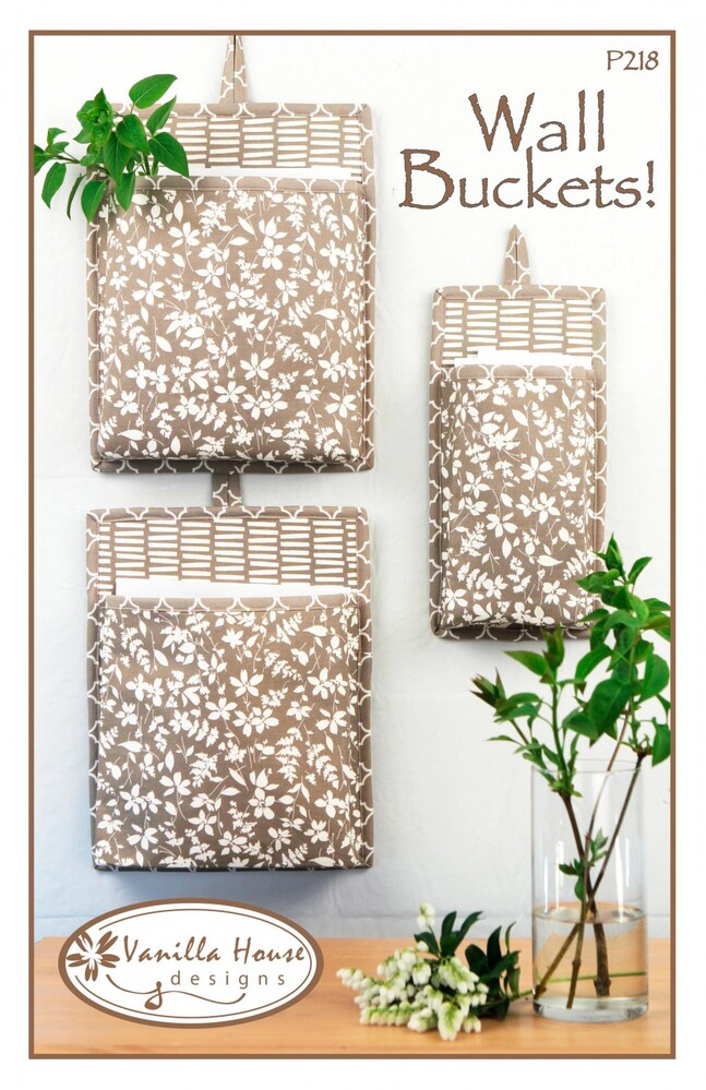 Wall Buckets Pattern , quilting and craft projects
