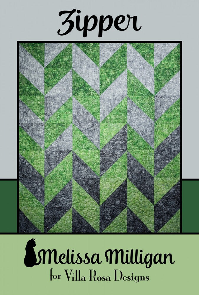 ZIPPER Quilt Pattern for bag making and sewing projects