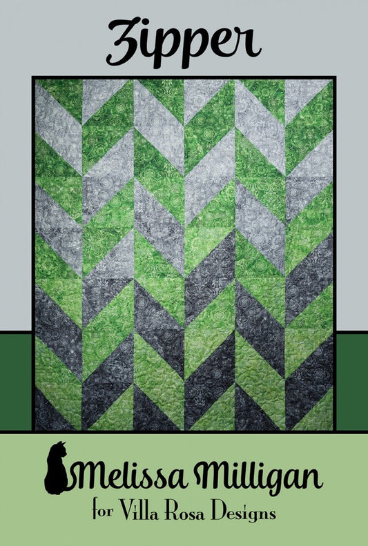 ZIPPER Quilt Pattern for bag making and sewing projects