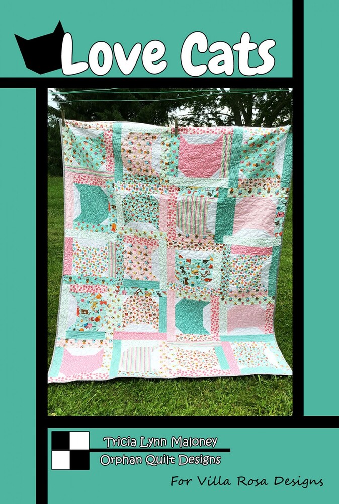 Love Cats Quilt Pattern , quilting and craft projects