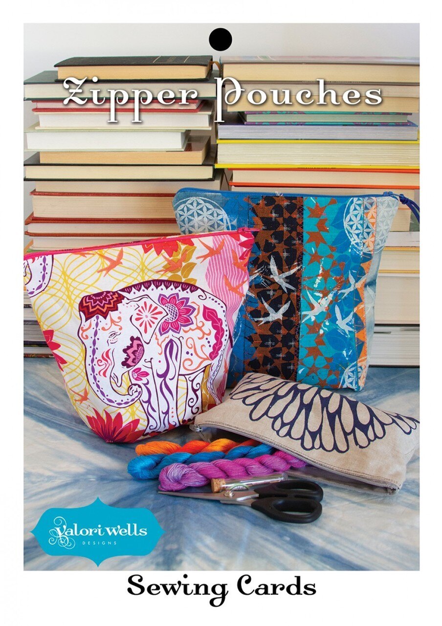 Sewing Card - Zipper Pouches Pattern for bag making and sewing projects