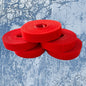 Hook & Loop - Double Sided Red - 20 mm wide for closures, bag making and sewing projects