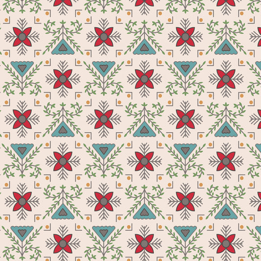 Home Town Holiday - Stitchery Schoolhouse Wideback for patchwork, quilting and sewing