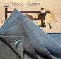 Wooly Charms Powder Blue 127 mm x 127 mm - 5pc sewing and quilting product