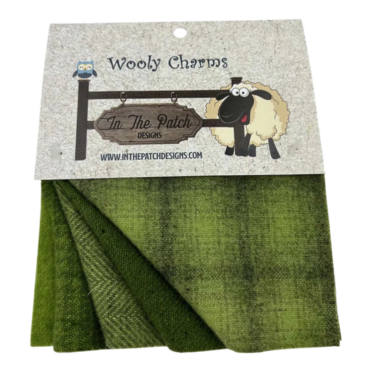 Wooly Charms 127 mm X 127 mm Avocado 5ct sewing and quilting product