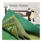 Wooly Charms GREENS 127 mm x 127 mm - 5pc sewing and quilting product