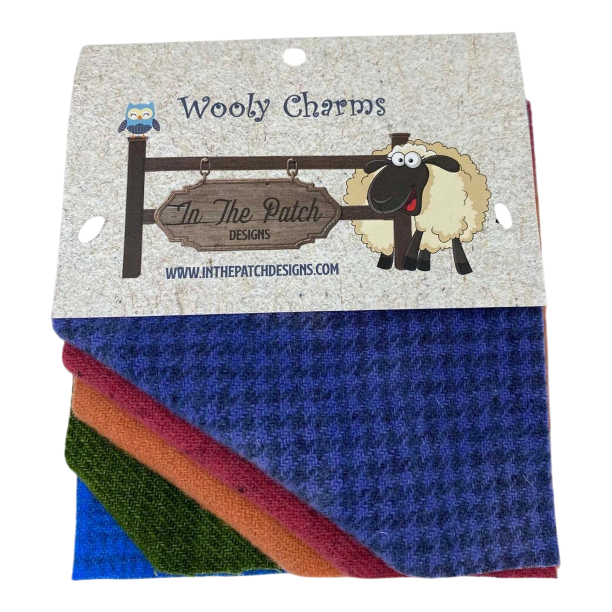 Wooly Charms Cottage 127 mm x 127 mm - 5pc sewing and quilting product