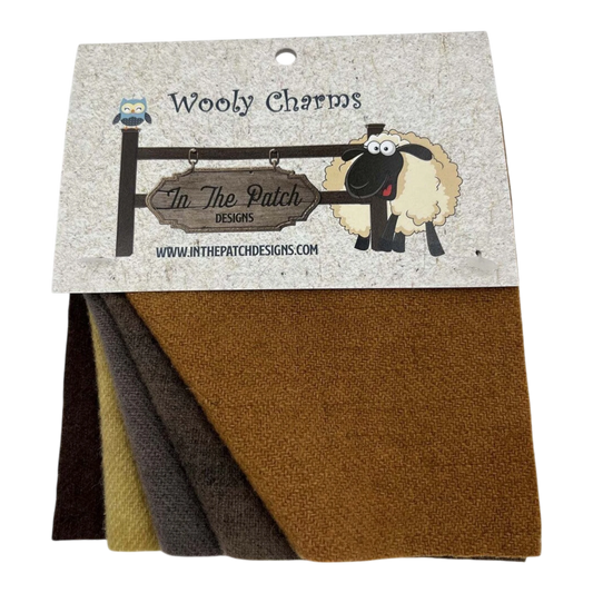 Wooly Charms Critter 127 mm x 127 mm - 5pc sewing and quilting product