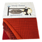 Wooly Charms Red Red 127 mm x 127 mm - 5pc sewing and quilting product