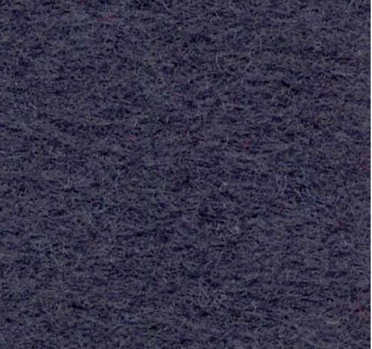 Wool Felt 100% Virgin Wool Vintage - Black