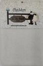 Wool Chubbys 406 mm Felted Square Ivory for patchwork, quilting and sewing