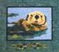 Sea Otter Applique Wall Hanging Pattern , quilting and craft projects