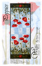 Poppies Applique Wall Hanging Pattern , quilting and craft projects