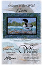 Return to the Wild: Applique Loon Wall Hanging Pattern , quilting and craft projects