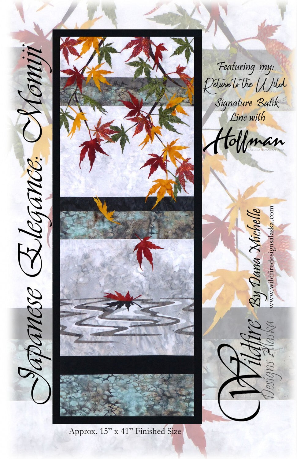 Japanese Elegance: Momiji Applique Pattern , quilting and craft projects