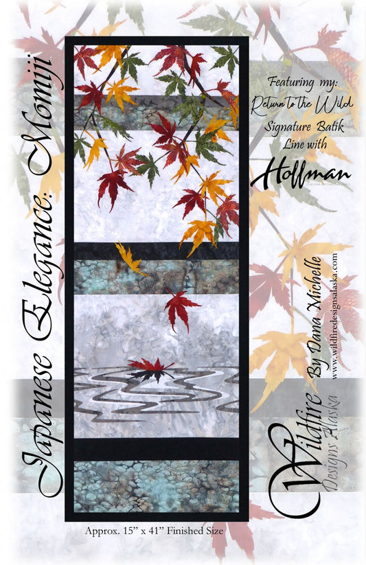 Japanese Elegance: Momiji Applique Pattern , quilting and craft projects