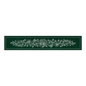 Sashiko Australia Wildflower Bouquet Runner - GREEN , piecing and stitching