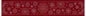 Sashiko Australia Snowflakes Runner CHERRY RED , piecing and stitching