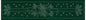 Sashiko Australia Holly and Ribbon Runner GREEN , piecing and stitching