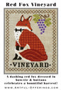 Red Fox Vineyard Cross Stitch (Pattern only) , quilting and craft projects