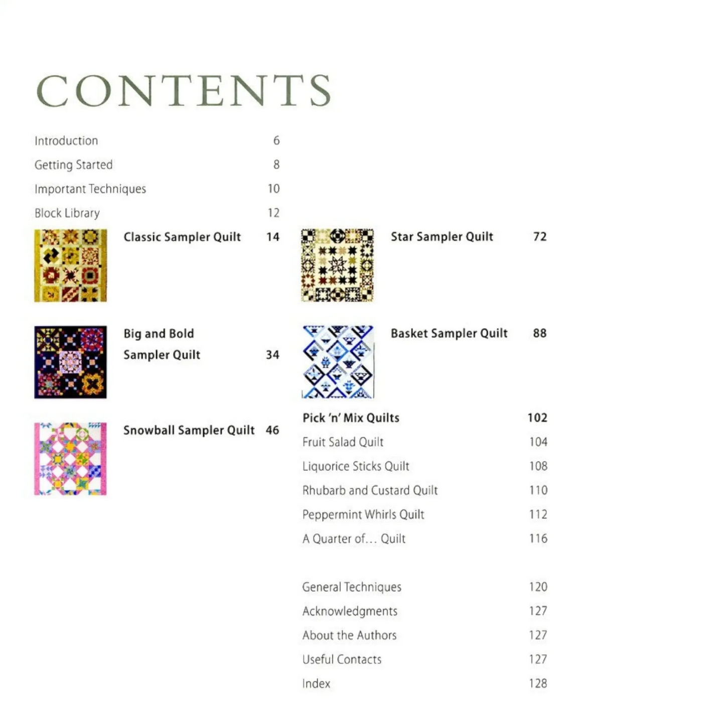 Jelly Roll Sampler Quilts Book for patchwork, quilting and sewing