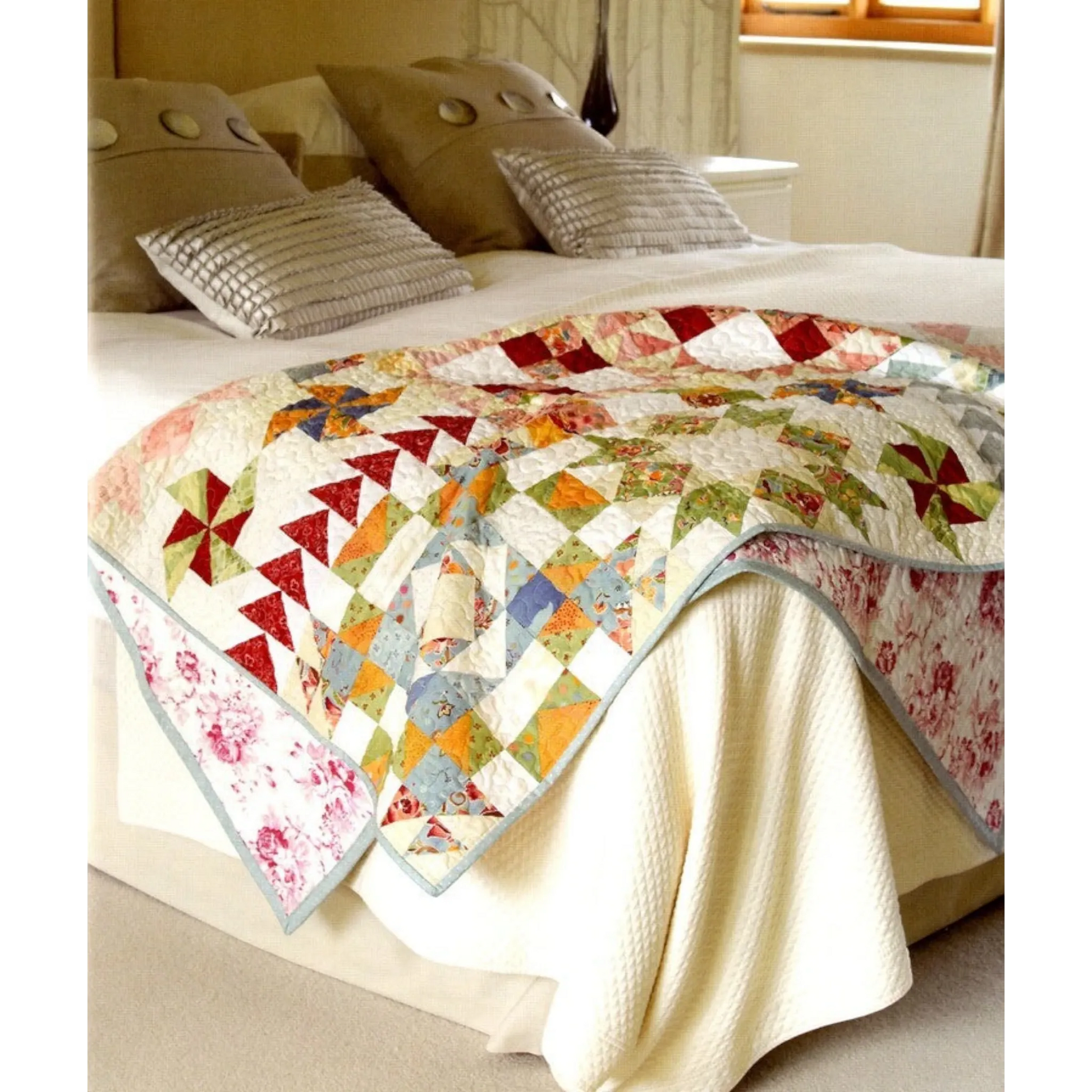 Jelly Roll Sampler Quilts Book for patchwork, quilting and sewing
