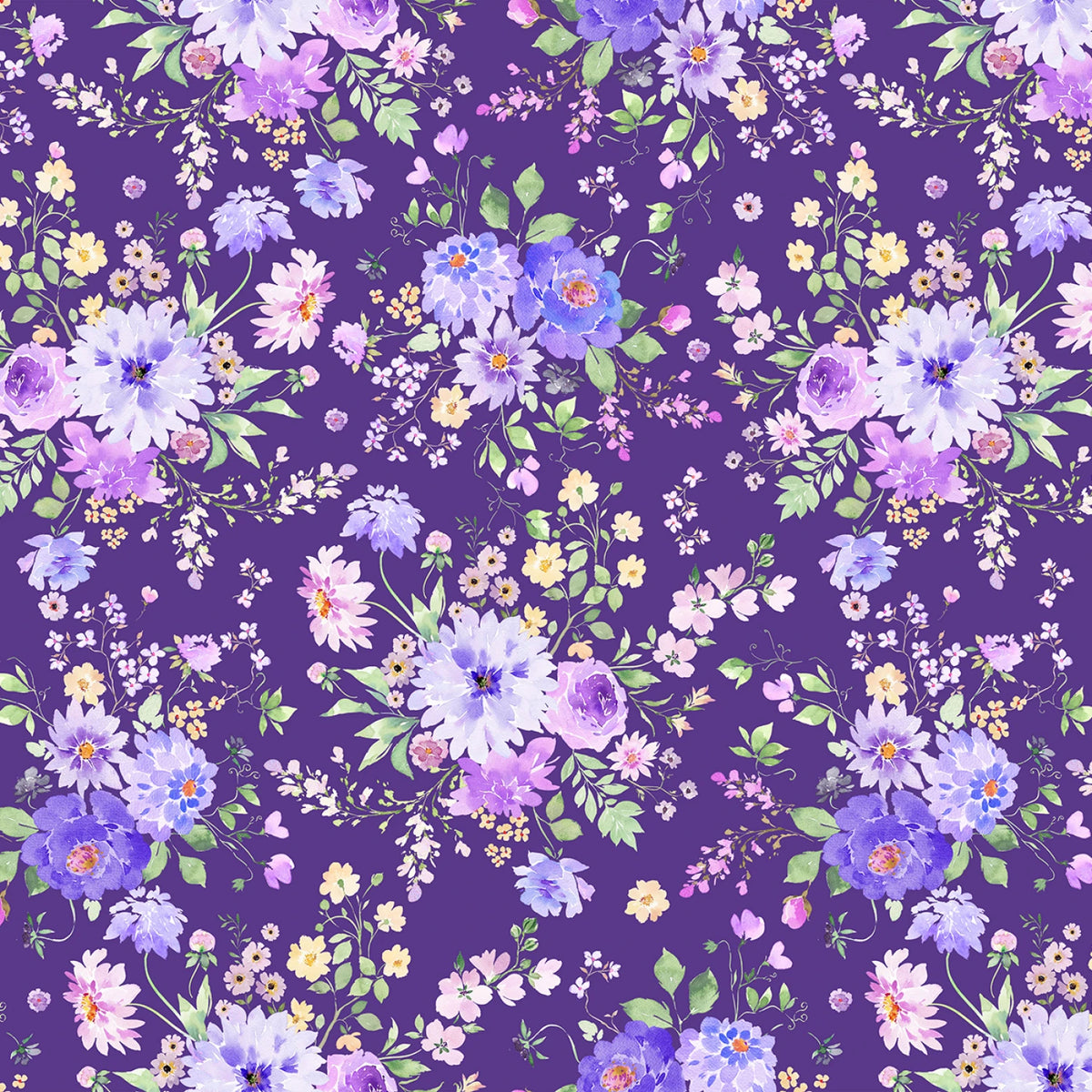 Chateau En Fleur - Dark Purple Digital Bouquets