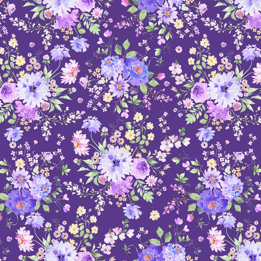 Chateau En Fleur - Dark Purple Digital Bouquets