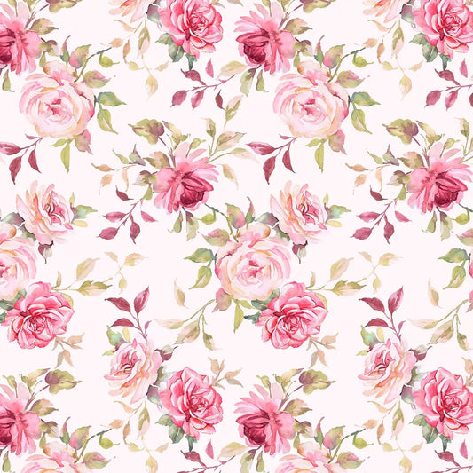 Yours Truly - Shabby Floral Lt Pink sewing and quilting product