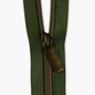 Fern #5 Nylon Antique Coil Zippers: 3 Yards With 9 Pulls for bag making and sewing projects