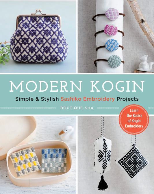 Modern Kogin Embroidery Book by Zakka