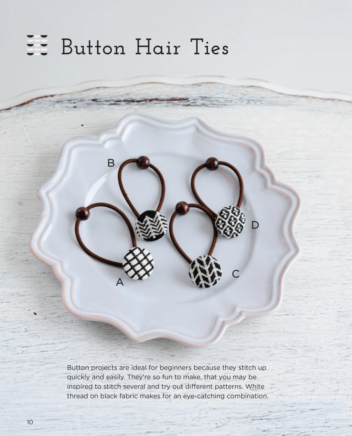 Modern Kogin Embroidery Book by Zakka