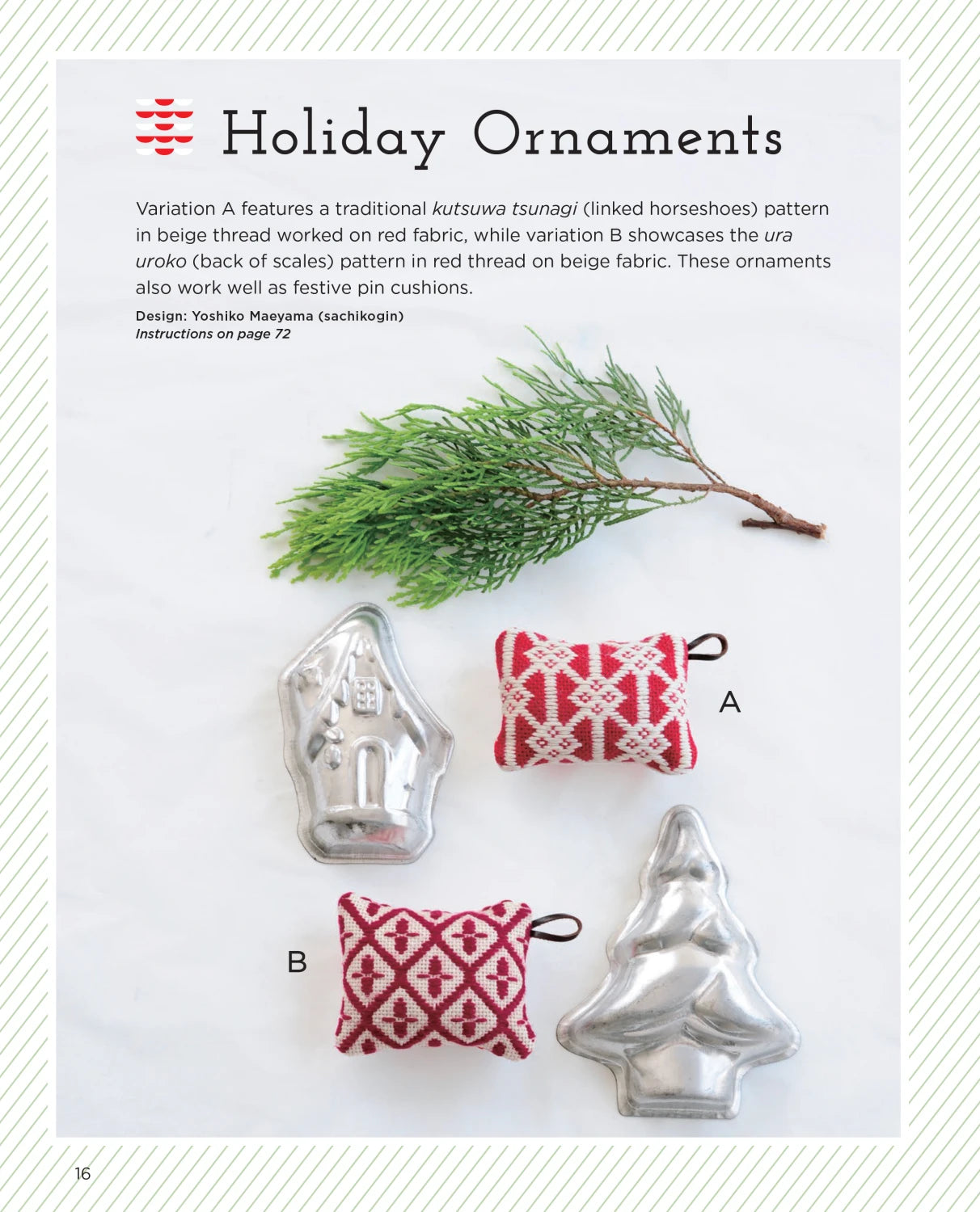 Modern Kogin Embroidery Book by Zakka