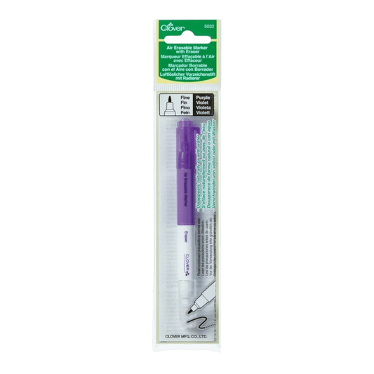 Air Erasable Marker With Eraser Purple - Everything Fabric
