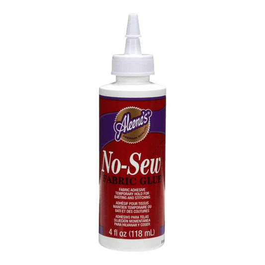 Aleenes No Sew Fabric Glue 4oz Bottle - Everything Fabric